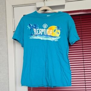 Teal Bermuda Graphic T-Shirt